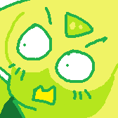 a wide mspaint drawing. the first-(going from left to right)-focus of the drawing is of peridot, who is looking distraught & pointing. her speech bubble reads: you mean to tell me this is one type of man-made material she is pointing to a group of plastic items such as a toy bear, spoon, plastic bag, tupperware, cup, water bottle, button, and soda ring. the next focus, is of peridot again, looking at the toy bear closely, remarking the manipulation of this material is incredible however... the next focus is of peridot, scratching her chin & making a very focused expression. there is a thought bubble next to her of a poster of a sad turtle with bottom text reading BAN STRAWS & a recycling box next to it. her other thought bubble reads: there are programs against this material. WHAT IS THE TRUTH?! why make something that humans only want to DESTROY?! the next focus is of peridot, now with lapis, where peridot is screaming with a wide-eyed expression: steven has informed me that plastic is actually the same material as extinct DINOSAURS lapis is to the left of her, with a blank expression saying: i literally don't know what that is. the second to last focus, is of peridot near the corner of the drawing, jumping up with fire around her, screaming with closed eyes: IT'S HARMING EARTH!!! WE HAVE TO STOP IT LAPIS!!!! lapis is seen behind her, listening to music, ignoring her. the final focus, is of a full-body peridot holding a flag that says FUCK PLASTIC she has a proud expression, and there is text next to her that reads: her idea of praxis is slapping straws out of townies hands 